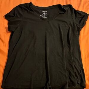 Torrid Black Fitted Short Sleeve Tee